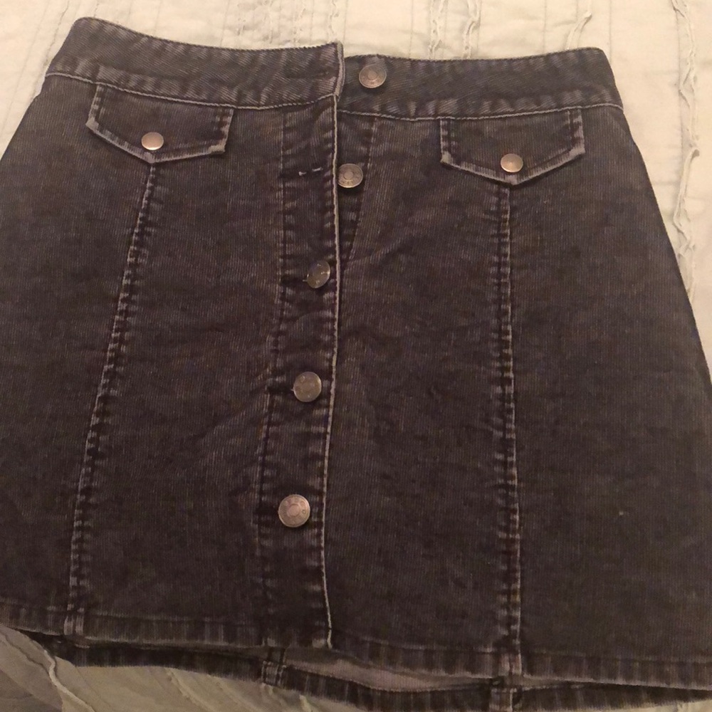 Corduroy Jean Skirt